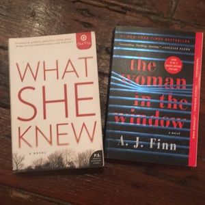 Paperback thriller books: the woman in the window